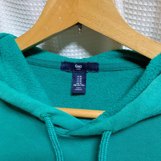 GAP(ギャップ)のGAP パーカー 緑 メンズのトップス(パーカー)の商品写真