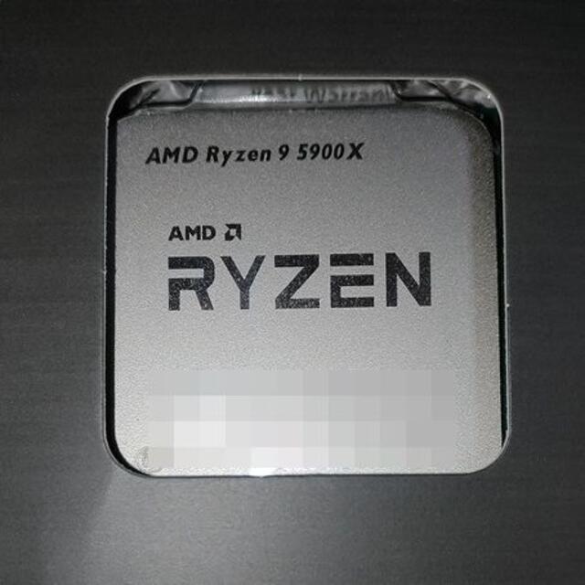 新品保証付 未開封　AMD Ryzen9 5900X CPU スマホ/家電/カメラのPC/タブレット(PCパーツ)の商品写真