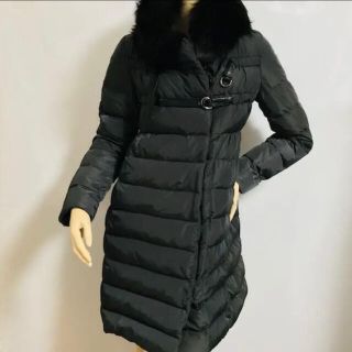 モンクレール(MONCLER)のモンクレール★Lemming・レディース ナイロン ファーダウンコート（0）(ダウンコート)