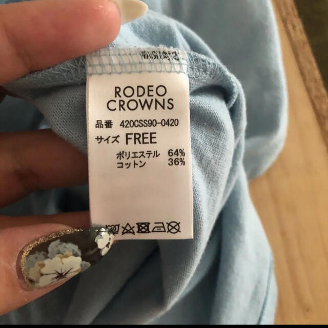 RODEO CROWNS(ロデオクラウンズ)のRODEO CROWNS Tシャツ レディースのトップス(Tシャツ(半袖/袖なし))の商品写真