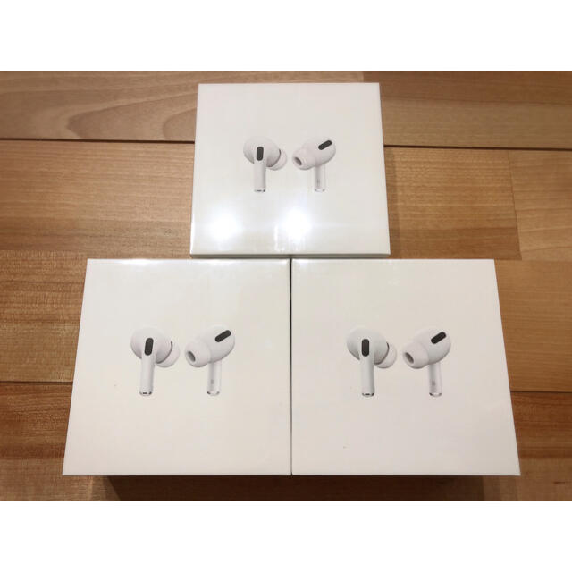 新品・未開封 Apple AirPods Pro MWP22J/A 3個セットヘッドフォン/イヤフォン