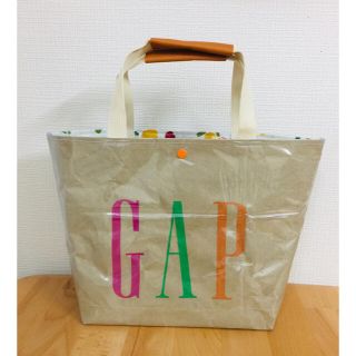 GAP リメイク ハンドバッグ エコバッグ ハンドメイド 雑貨(バッグ)