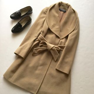 ユナイテッドアローズ(UNITED ARROWS)のほぼ新品♡ユナイテッドアローズ アンゴラウールショールカラーチェスターコート(ロングコート)