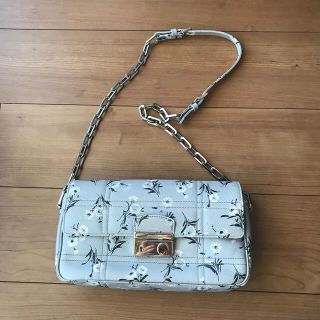 ❤️ プラダ　PRADA  ナイロンX革　フラワー　ショルダーバッグ　❤️