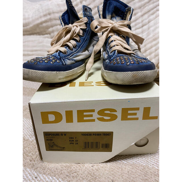 DIESEL(ディーゼル)のDIESELデニムスニーカー レディースの靴/シューズ(スニーカー)の商品写真