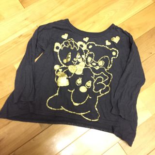 グラグラ(GrandGround)のグラグラ ラメAラインロンT(Tシャツ/カットソー)