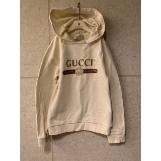 GUCCI グッチ チルドレン キッズ スウェットパーカー クリーム色 10歳-