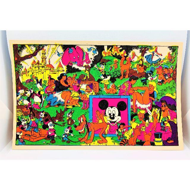 ディズニー パロディー ミッキー 1970's ブラックライトポスター ディズニー パロディー ミッキー 1970's ブラックライトポスター