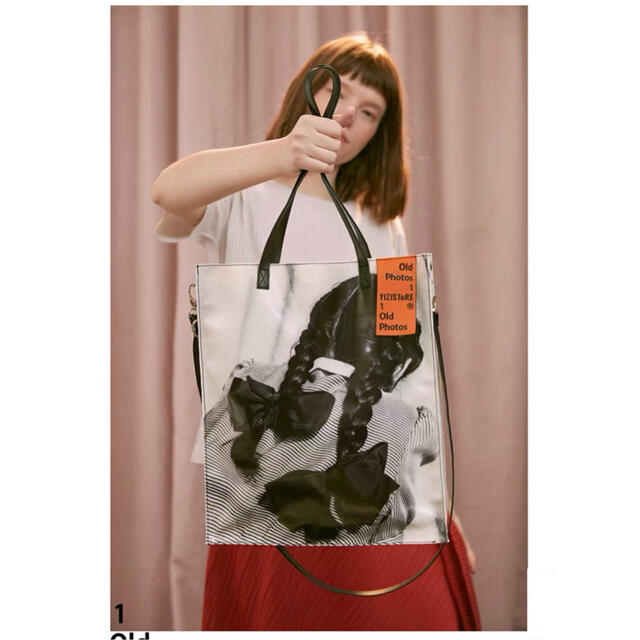 [新品/即発送] film photo tote bag#No.21 White