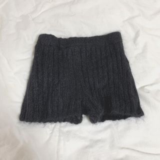 スナイデル(SNIDEL)のknit sp（BLK）(ショートパンツ)