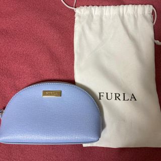 フルラ(Furla)のフルラ   FURLA レザーポーチ　新品未使用　保存袋付き(ポーチ)