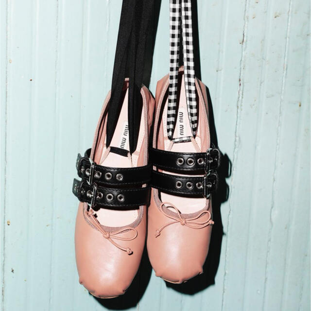 miumiu - 12/6まで!miu miu バレエシューズの通販 by R.S's shop