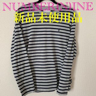 ナンバーナイン(NUMBER (N)INE)のNUMBER(N)INE  ナンバーナイン　ロンT ボーダー　L(Tシャツ/カットソー(七分/長袖))