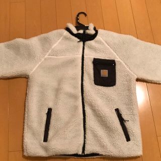 カーハート(carhartt)の【大人気】【美品】カーハート　ボアジャケット　ホワイト　L(ブルゾン)