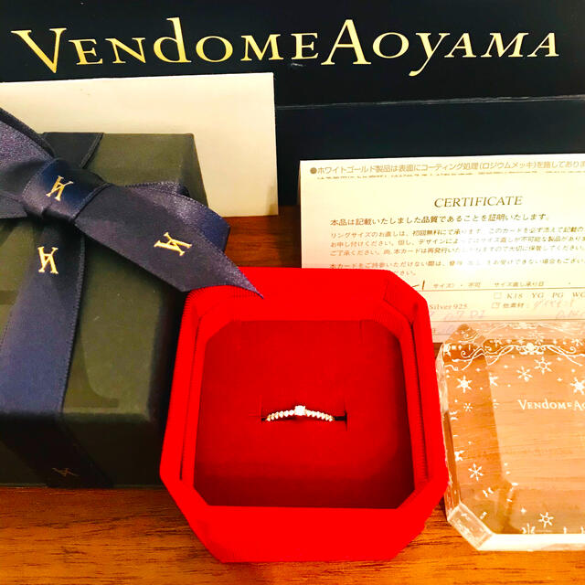 Vendome Aoyama(ヴァンドームアオヤマ)のbio's様専用😊ヴァンドーム青山 ダイアモンド リング 7号 クリスマス レディースのアクセサリー(リング(指輪))の商品写真