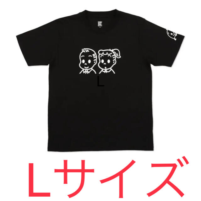 Design Tshirts Store graniph(グラニフ)のオサムグッズ　Tシャツ　L  男女兼用　グラニフ　コラボ　原田治　新品　完売商品 レディースのトップス(Tシャツ(半袖/袖なし))の商品写真