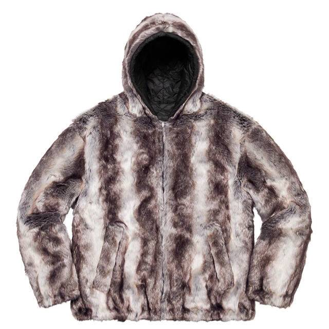 海外最新Supreme Faux Fur Reversible Jacket 