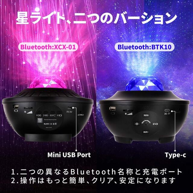 「2020最新版＆リモコン式」スタープロジェクターライト ベッ　R2842