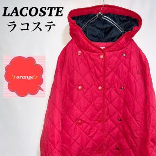 ラコステ(LACOSTE)の【Mサイズ】LACOSTE ラコステ　ブルゾン　ジャケット　アウター　レッド(ブルゾン)