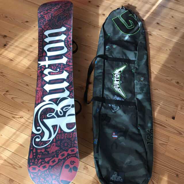 バートン　スノボー板　ビンディング、カバーセット　Burton