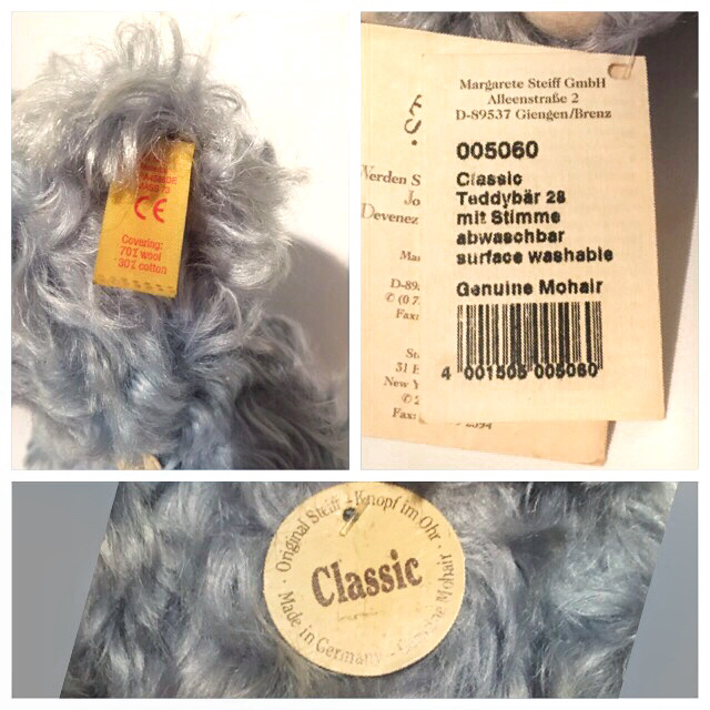 シュタイフ　テディベア　Mohair Classic Teddy Bear