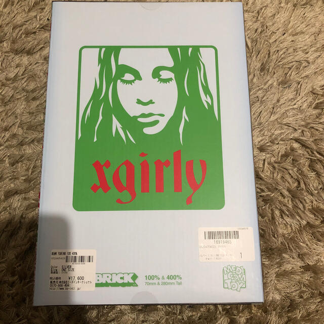 X-girl(エックスガール)のX-girl YURINO 100% 400% be@rbrick ベアブリック エンタメ/ホビーのフィギュア(その他)の商品写真