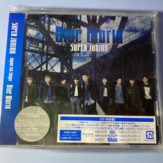 スーパージュニア(SUPER JUNIOR)の初回盤 CD☆BLUE WORLD☆SUPER JUNIOR(アイドルグッズ)