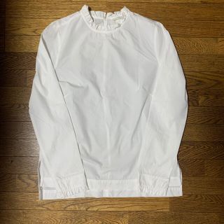 エイチアンドエム(H&M)のコットンフリルブラウス(シャツ/ブラウス(長袖/七分))