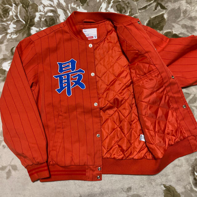 19ss SUPREME 最高 varsity jacket ジャケット　m