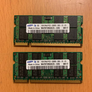 DDR2 1GB 2枚(PCパーツ)
