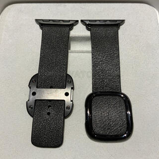 (純正品) Apple Watch 40mm ブラックモダン バックル(レザーベルト)