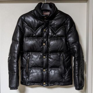 JACKROSE   JACKROSEゴートレザーダウンジャケット BLACK 2の通販