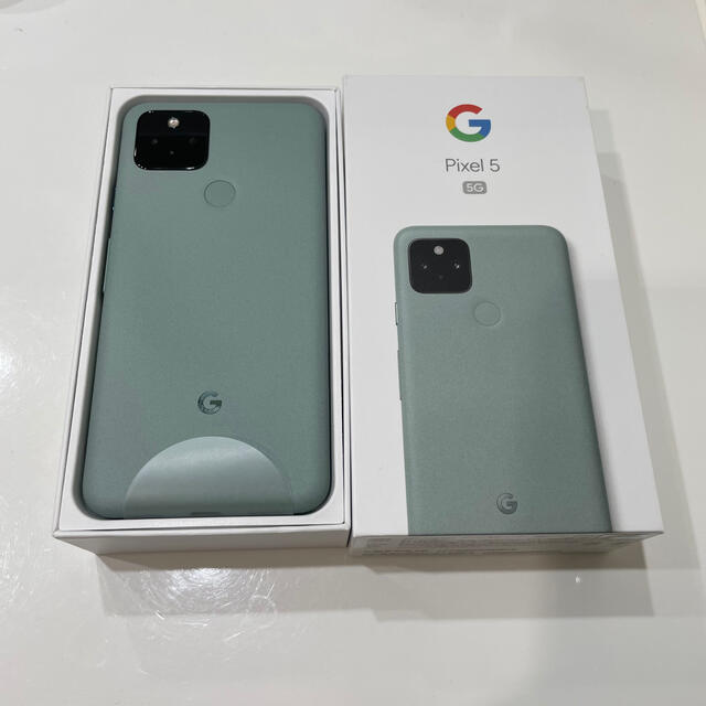 ANDROID(アンドロイド)のGoogle pixel 5 128GB SIMロック解除済み　新品未使用 スマホ/家電/カメラのスマートフォン/携帯電話(スマートフォン本体)の商品写真