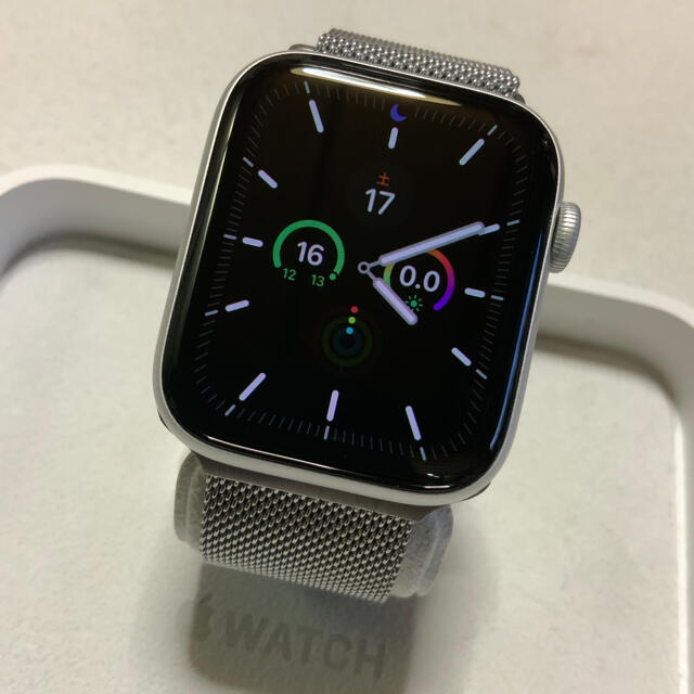 Apple Watch series5 44mm セルラーモデル シルバー