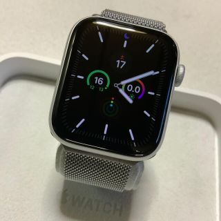 Apple Watch series5 44mm セルラーモデル シルバー(腕時計(デジタル))