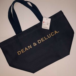 ディーンアンドデルーカ(DEAN & DELUCA)の【早いもの勝ち】DEAN&DELUCA限定色ネイビー×ゴールドS(トートバッグ)