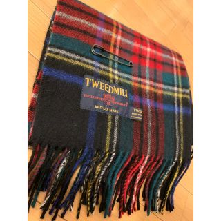 シップス(SHIPS)の★値下げしました★TWEEDMILL 50×190 チェックマフラー　ストール(マフラー/ショール)