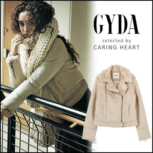 GYDA(ジェイダ)のGYDA フェイクムートンライダース レディースのジャケット/アウター(ムートンコート)の商品写真