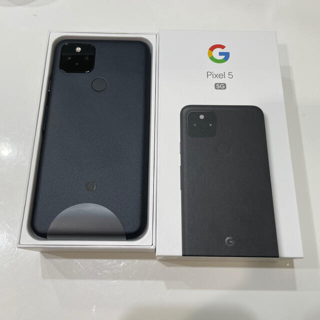 Google pixel 5 128GB SIMロック解除済み　新品未使用 スマホ/家電/カメラのスマートフォン/携帯電話(スマートフォン本体)の商品写真