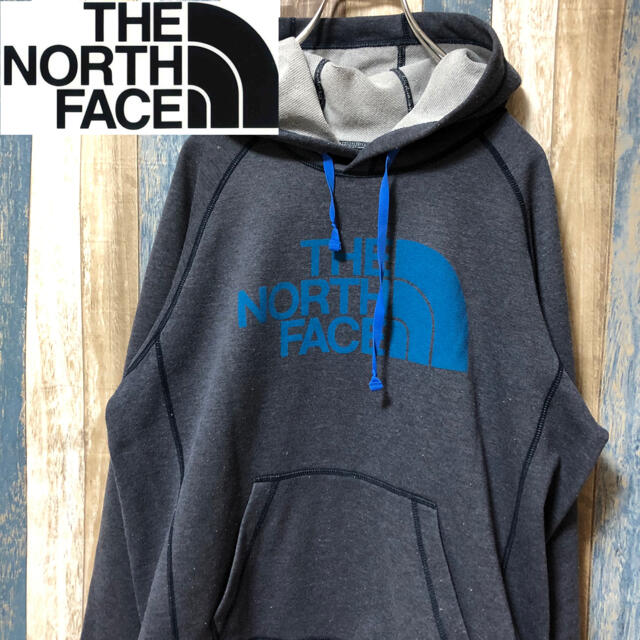 【THE NORTH FACE】ノースフェイス スウェットパーカー デカロゴ M