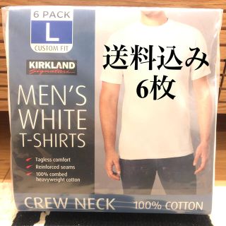 コストコ(コストコ)の【送料込】6枚入り　コストコ　 Tシャツ　Lサイズ(Tシャツ/カットソー(半袖/袖なし))