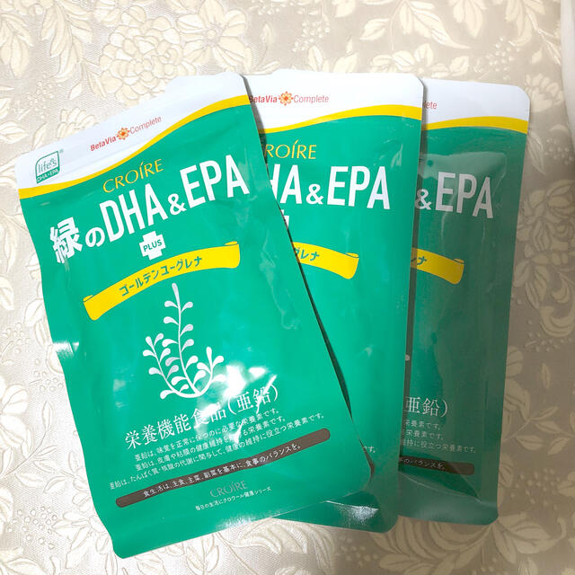 クロワール☆緑のDHA＆EPA＋ゴールデンユーグレナ 90粒入