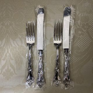 マイセン(MEISSEN)の★御専用 【リード＆バートン／純銀】ディナーセット×２組  ／「深彫り」(食器)