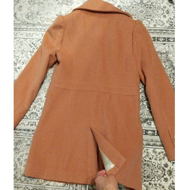MIIA(ミーア)のMIIA ミーア　ロングコート　ウールコート　ウール100%　フォックスファー レディースのジャケット/アウター(ロングコート)の商品写真