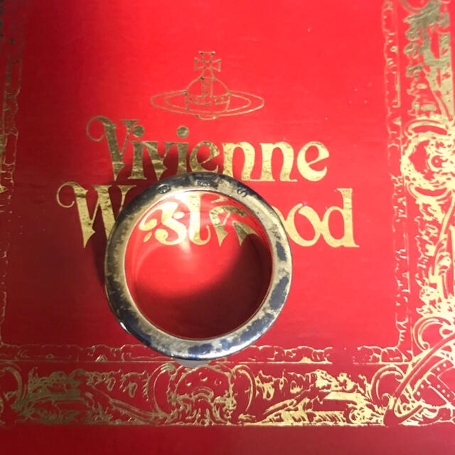 Vivienne Westwood(ヴィヴィアンウエストウッド)の✨ヴィヴィアン✨キングリング 赤 Sサイズ ゴールド レディースのアクセサリー(リング(指輪))の商品写真