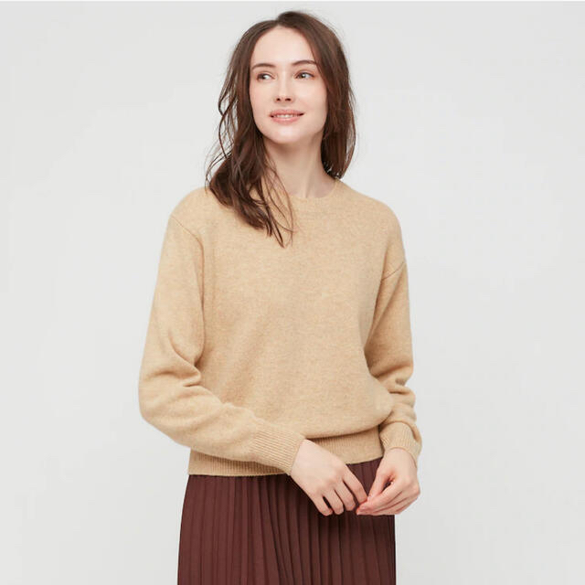 UNIQLO(ユニクロ)のプレミアムラムクルーネックセーター レディースのトップス(ニット/セーター)の商品写真