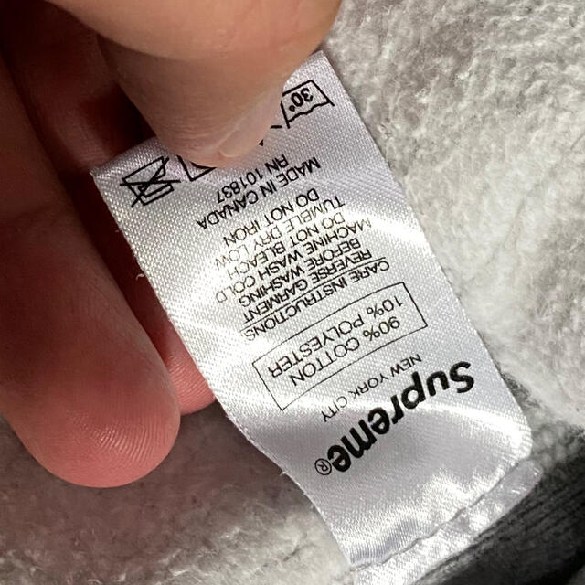 Supreme 16aw Chrome Classic Logo Hooded 3