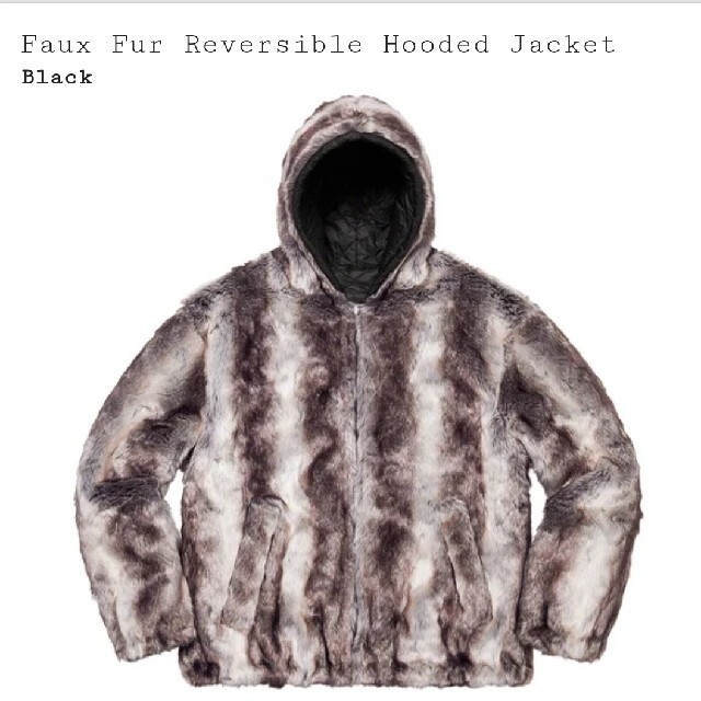Faux Fur Reversibel Hooded Jacket