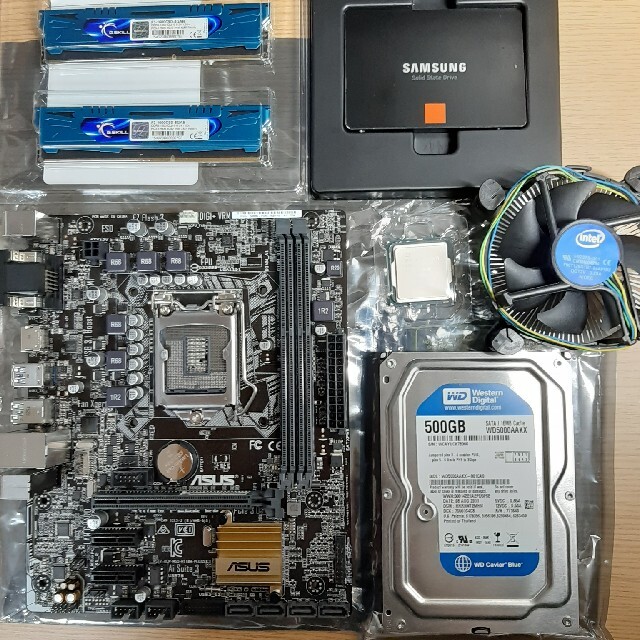 H110M PLUS D3/G3900/840 250GB他セット販売