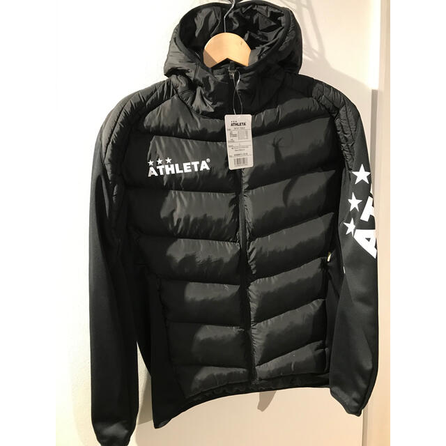 ❤️国内正規品限定❤️ 新品!ATHLETA 中綿ウォームショートジャケット 防寒ウェアー 上下セット スポーツ/アウトドア 新品タグ付き メンズ O ATHLETA アスレタ ジャージジャケット ネイビー